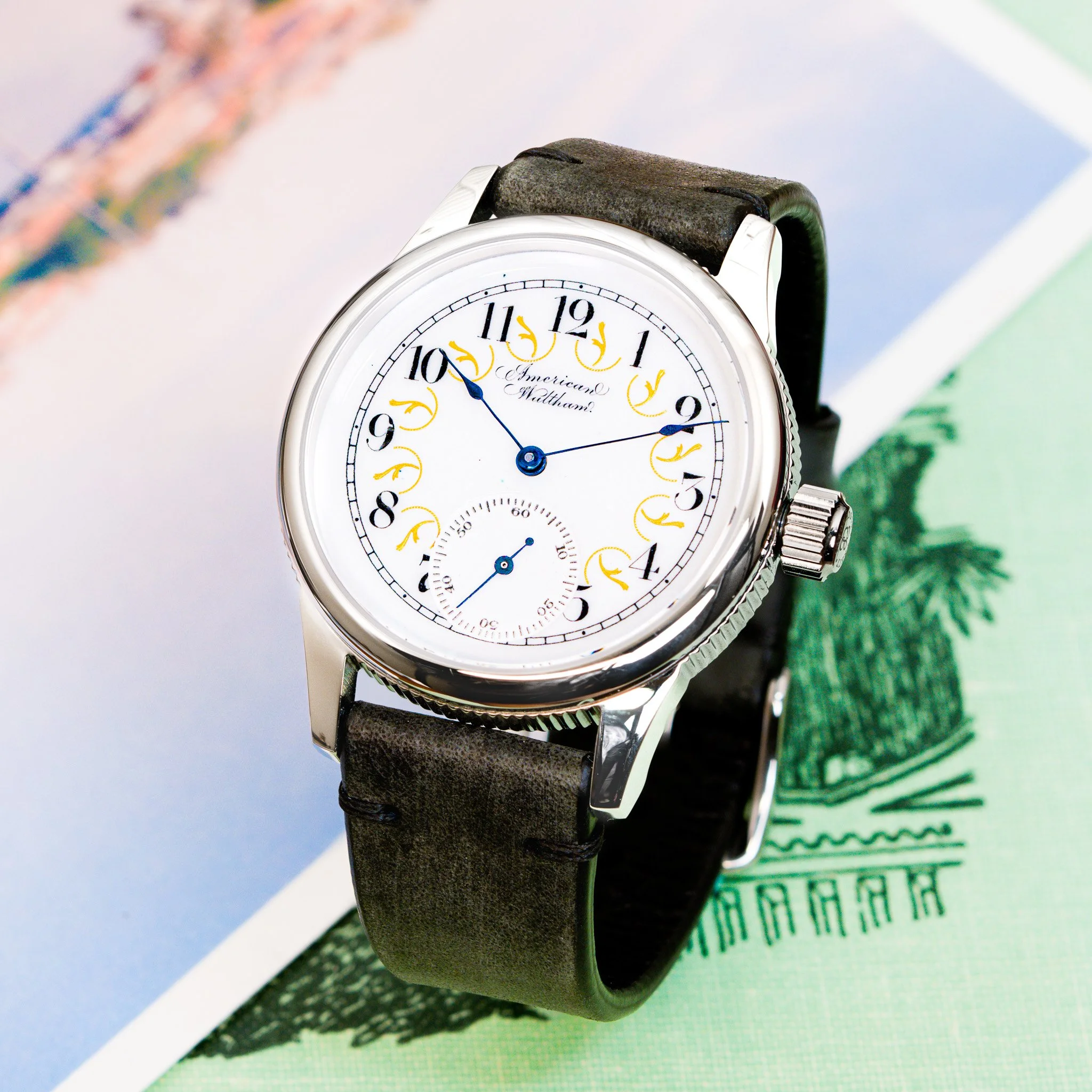 Waltham pocket watch conversion — Frett & Co Clockworks